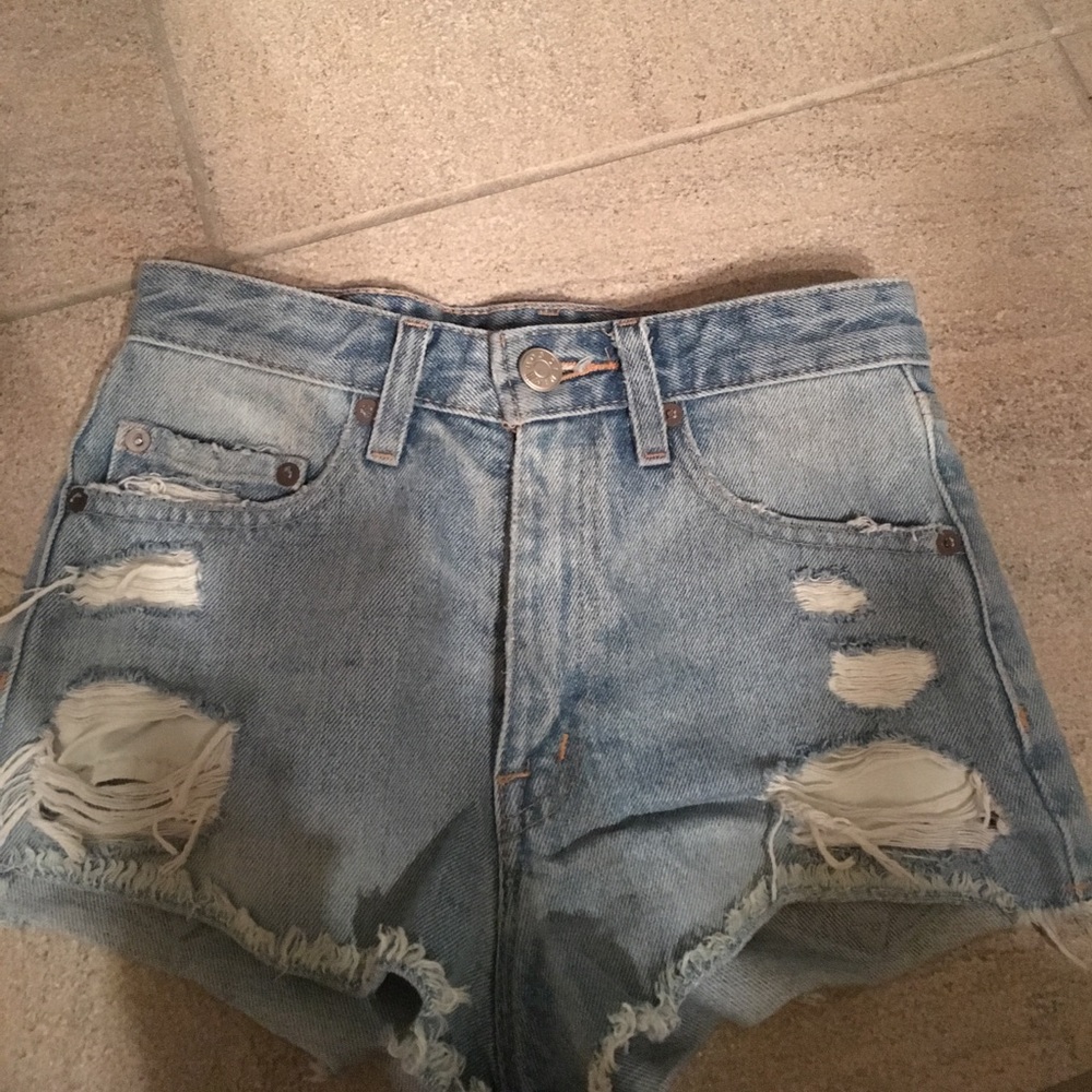 Urban Outfitters High Waisted Denim Shorts